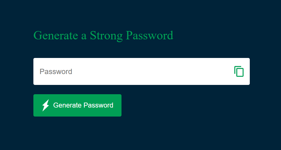 Password-Generator